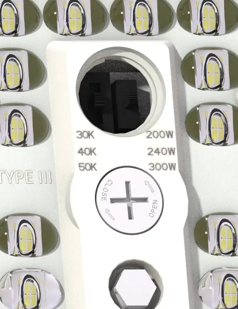 DIP Switches of AR11 LED Shoebox Lights of onon-tech.com