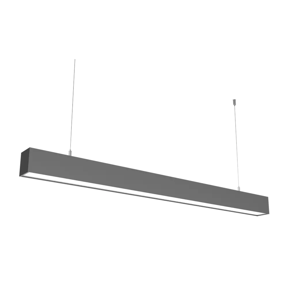LS01 LED Up&Down Linear Strip Lights-Black Hanging of onon-tech.com
