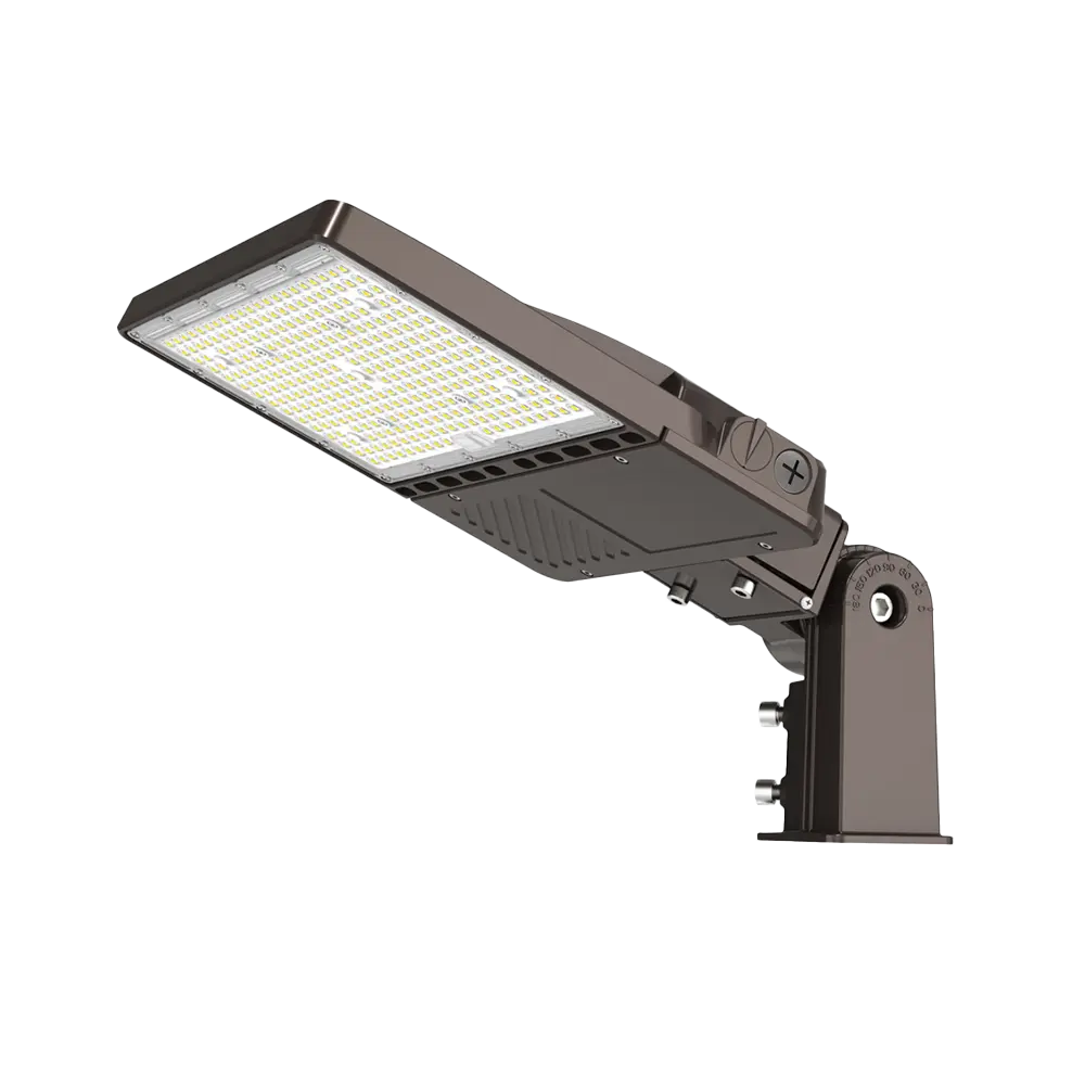 PL LED Shoebox Lights Brown (2) of onon-tech.com
