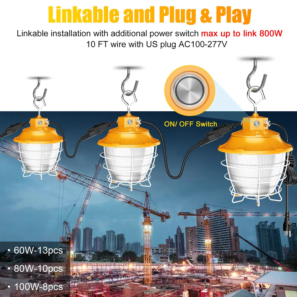 PTL Led Temporary Work Lights (5) of onon-tech.com